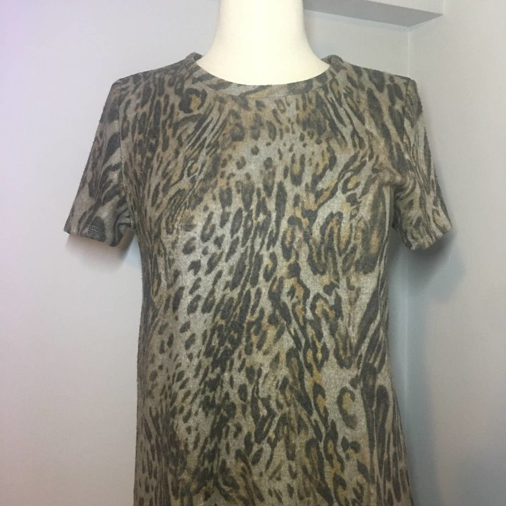 Zara Woman Animal Print Dress S - Picture 11 of 12